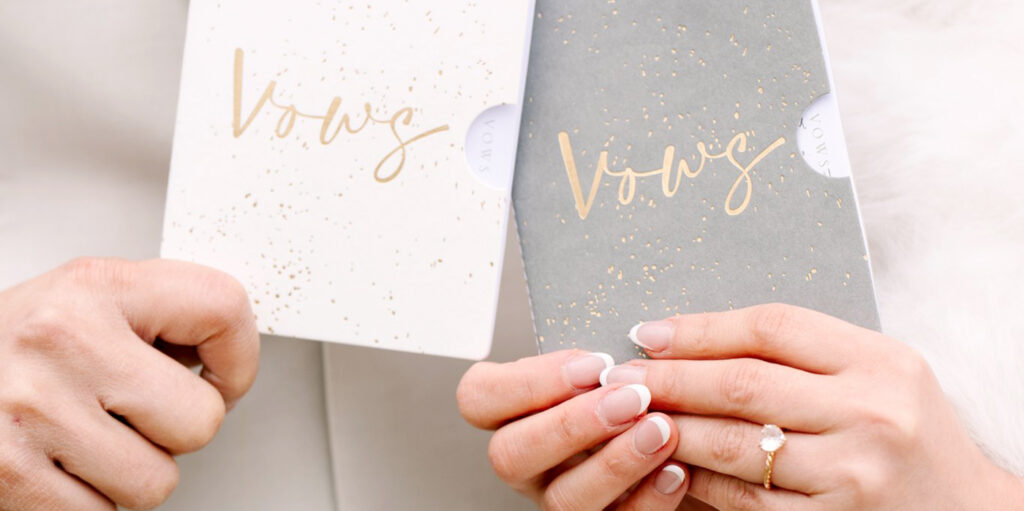 Wedding planner guide to writing your own vows
